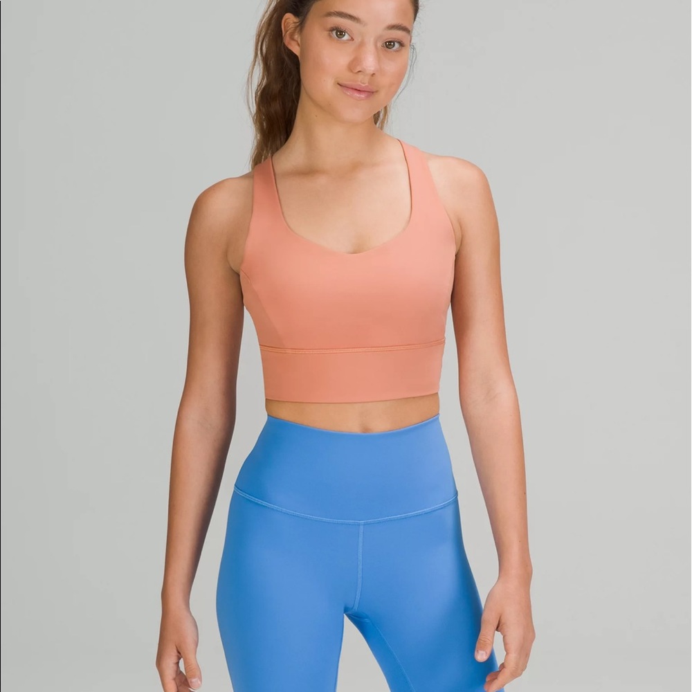 Lululemon Free to Be Serene Longline Bra Pink Savannah 6